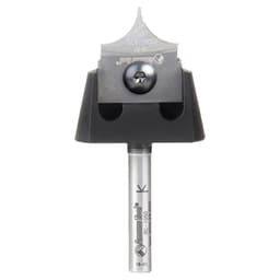 RC-1062 3/8" Radius x 7/8" x 3/8" Tru Point Roundover Insert CNC System Router Bit, 1/4" Inch Shank
