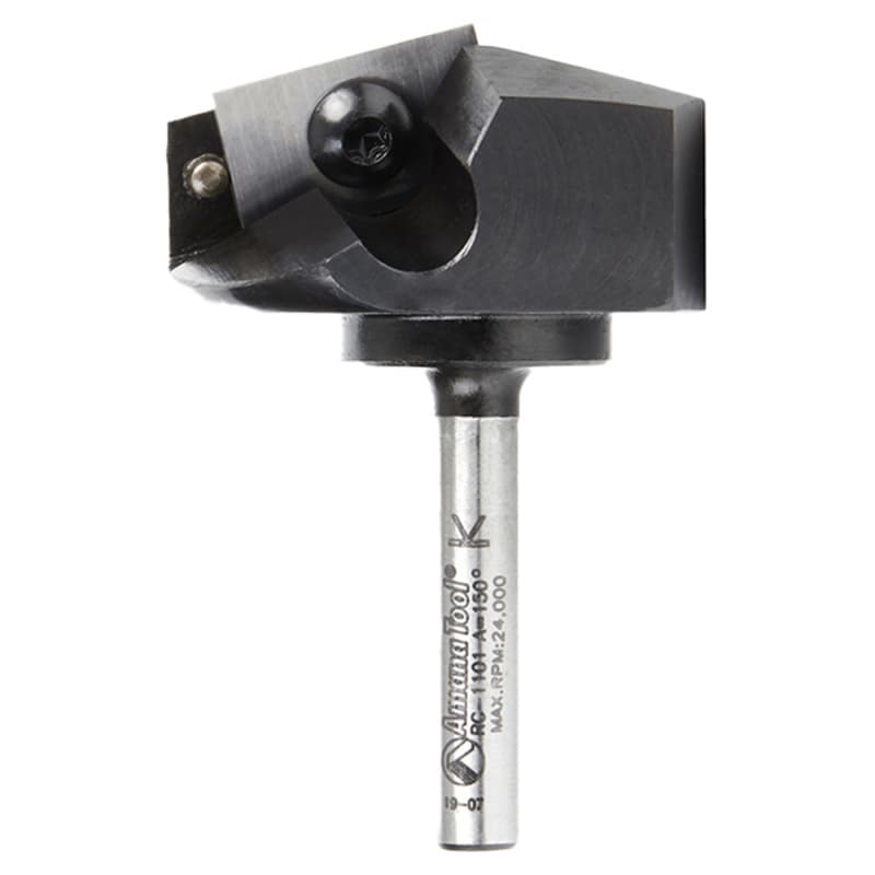 Insert V-Groove 150° x 13/64 x 1/4" Shank CNC Router Bit