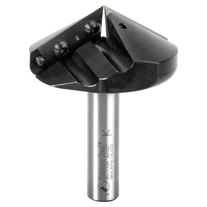 Insert V-Groove 120° x 2-1/32 x 1/2" Shank CNC Router Bit