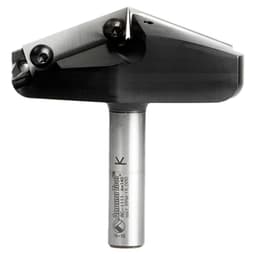 Insert V-Groove 140° x 3-5/64 Dia x 1/2 x 1/2" Shank CNC Router Bit