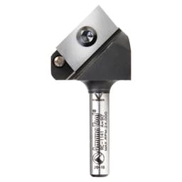 1" Dia x 1/2" CNC Insert V-Groove 90°, 1/4" Shank