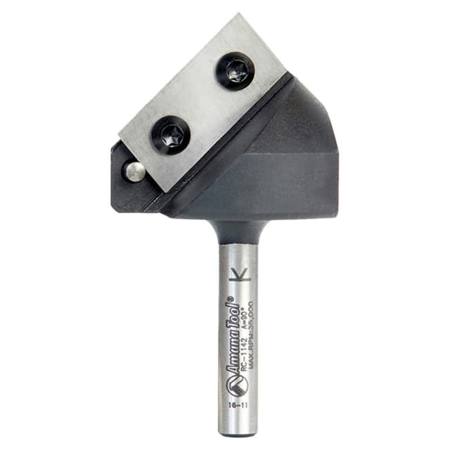 Insert V-Groove 90° x 3/4" x 1/4" Shank CNC Router Bit