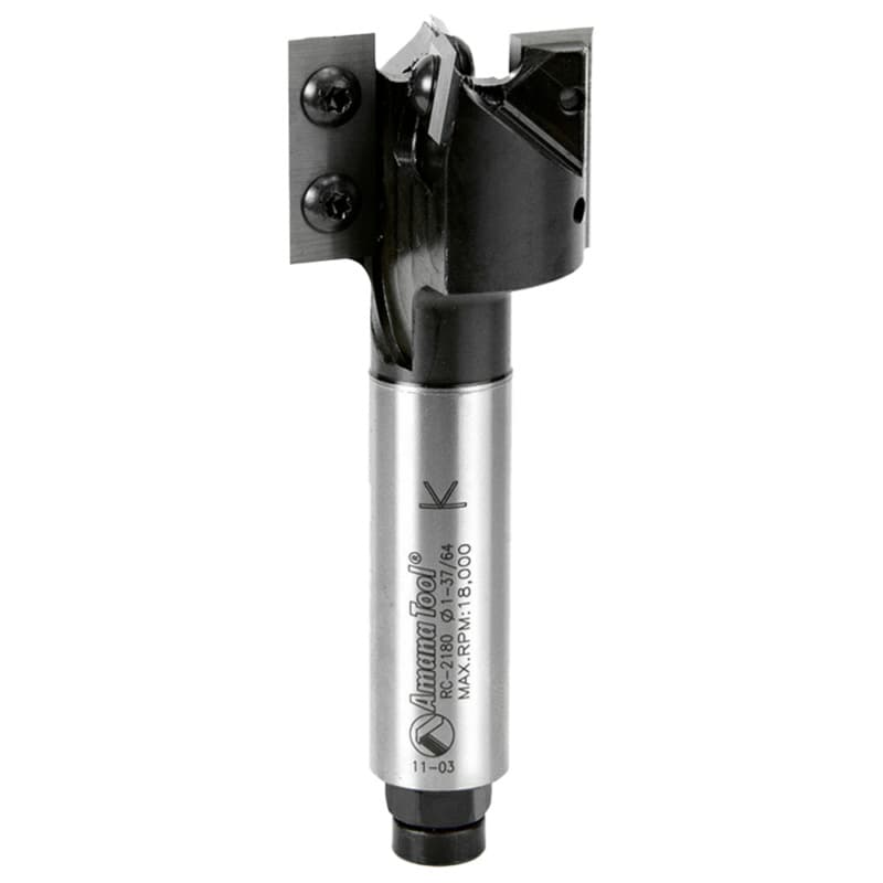 1-37/64" Dia x 1-5/32" CNC Insert Super Plunge Bit, 3/4" Shank