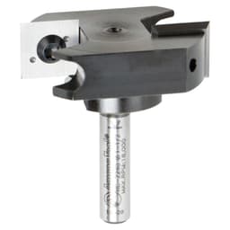 1-1/2" Dia x 15/32" Insert Carbide Mini Spoilboard Surfacing, Rabbeting, Flycutter, Slab Leveler/Surface Planer Router Bit, 1/4" Shank