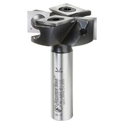 1-1/2" Dia x 1/2" Insert Carbide Mini Spoilboard Surfacing, Rabbeting, Flycutter, Slab Leveler/Surface Planer Router Bit, 12mm Shank