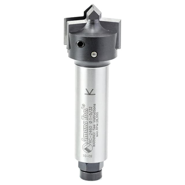 1-5/32" Dia x 45° CNC Carbide Tipped Multi-Face Profile Bit, 3/4" Shank
