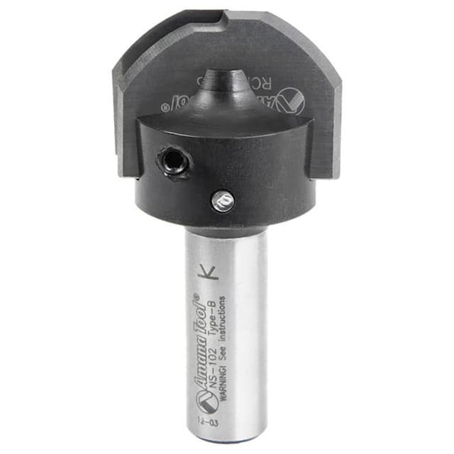 RC-2485 1-11/32" x 17/64" CNC Insert Nova System Cove Raised Panel Bit, 1/2" Shank for MDF/Wood Cabinet Door