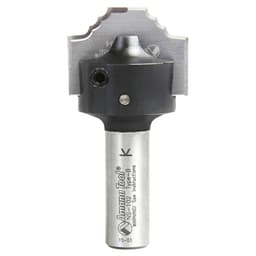 RC-2494 27/32" x 19/64" CNC Insert Nova System Bead Plunge Bit form for MDF/Wood Cabinet Doors, 1/2" Shank