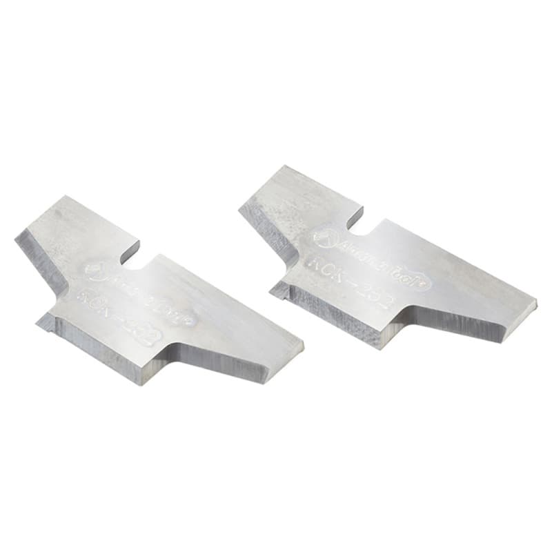RCK-252 Insert Cabinet Door Edge Solid Carbide Insert Knives for RC-2120, Pair of 2