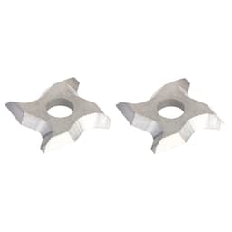 RCK-265 12mm x 12mm x 1.5mm 1/16 Radius Insert Knives for RC-49492, Pair of 2