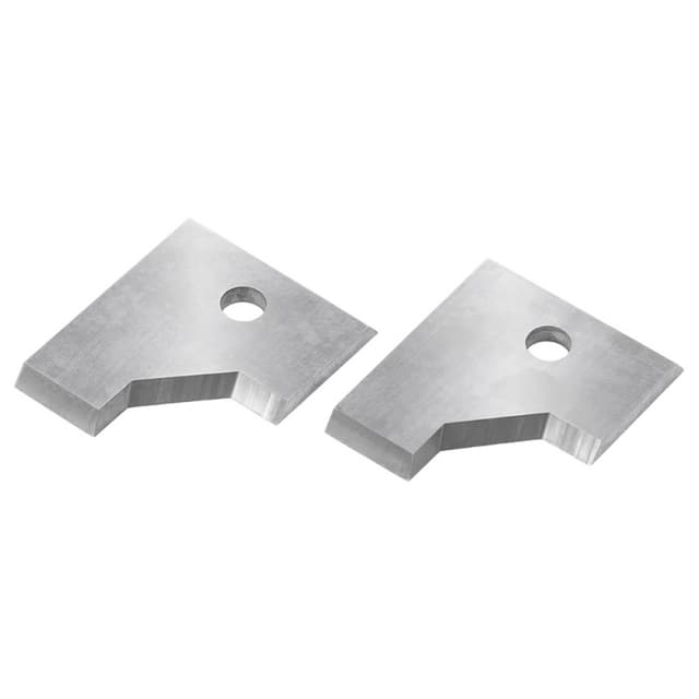 RCK-290 Solid Carbide 45° Angle Insert Knives for Double Rounding/Chamfering System RC-2212, Pair of 2