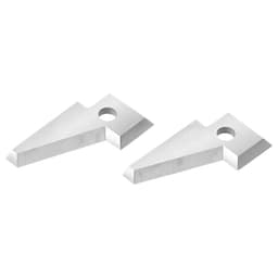RCK-296 Solid Carbide Traditional Insert Knives for Insert Profile-Counter Set, Pair of 2