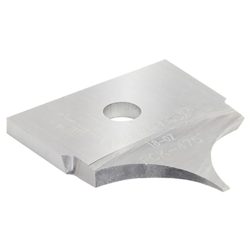 RCK-475 7/8" x 3/8" Radius Solid Carbide Insert Knife for Tru Point Roundover Insert CNC System