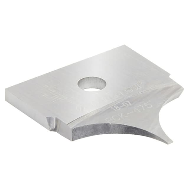 RCK-475 7/8" x 3/8" Radius Solid Carbide Insert Knife for Tru Point Roundover Insert CNC System