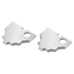 Solid Carbide Bead MDF/Wood Plunge Form Insert Knives for RC-2480 (2 Pieces)