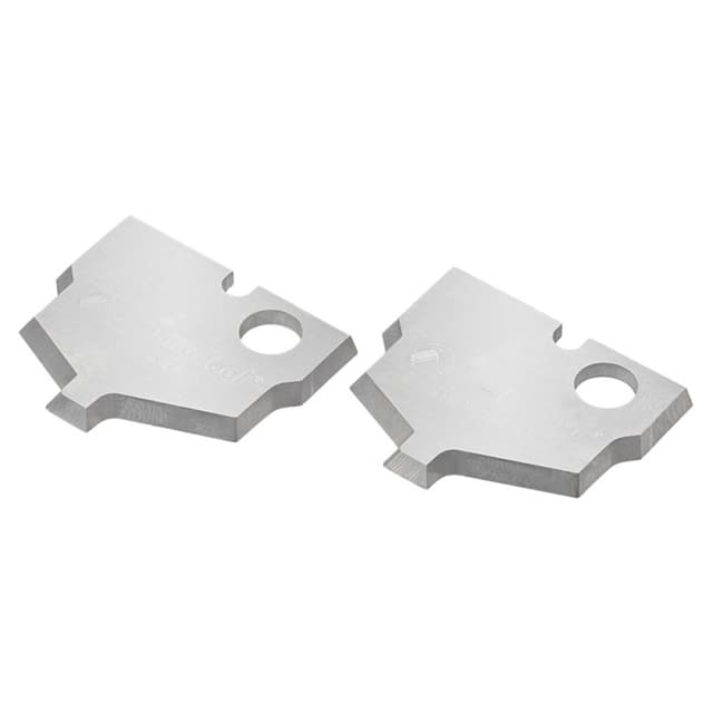 Solid Carbide Traditional MDF/Wood Plunge Form Insert Knives for RC-2483 (2 Pieces)