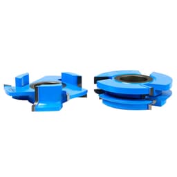 3-9/16" x 15/64" Radius 3-Wing Stile/Rail Concave Cabinet Door Cutter Set