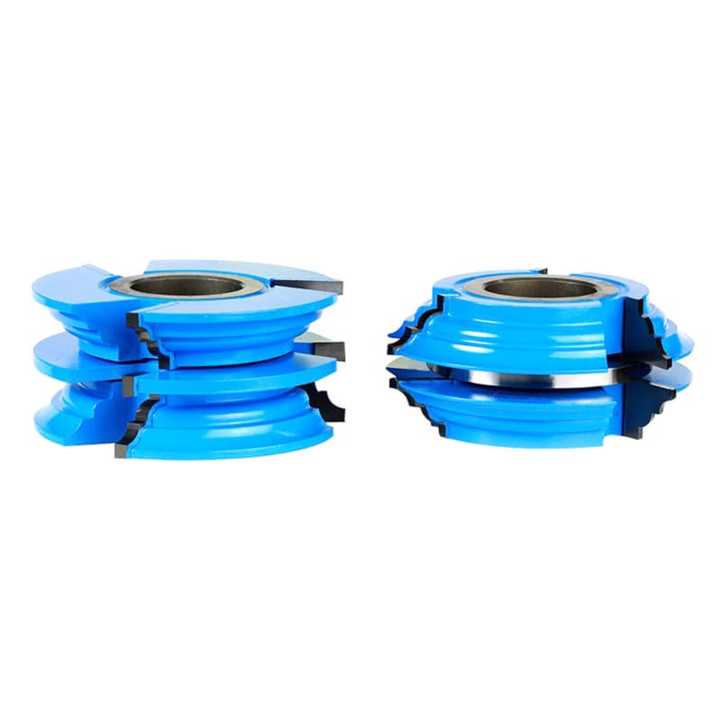 3-9/16" x 13/64" Radius 3-Wing Stile/Rail Bead/Cove Cabinet Door Cutter Set
