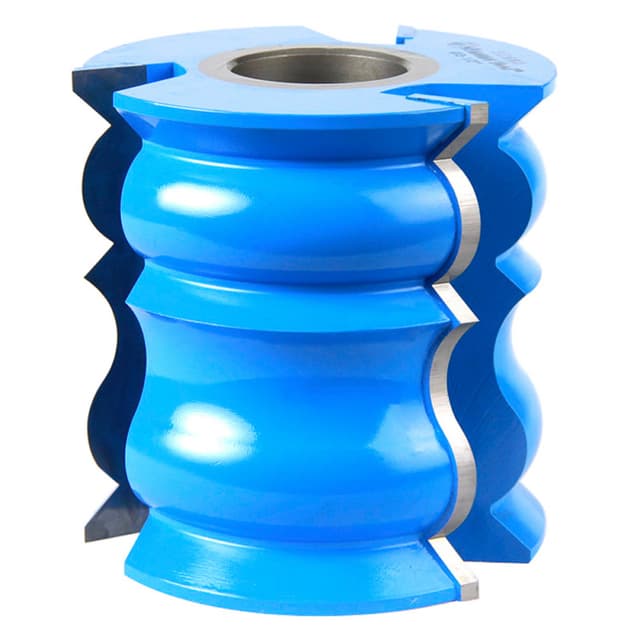 3-1/2" x 9/16" Radius 3-Wing Crown Molding Cutter