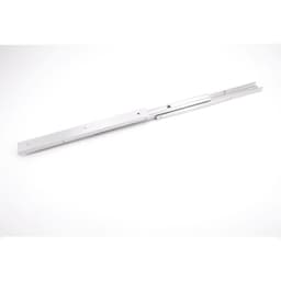 Low Profile Drawer Slide with 18lb. Capacity, Side Mount, 3/4 Extension, Anodized/Plain, 31-1/2"