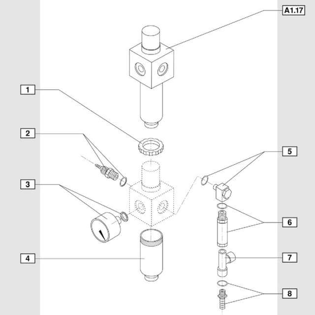 1/4" Barbed Air Connector