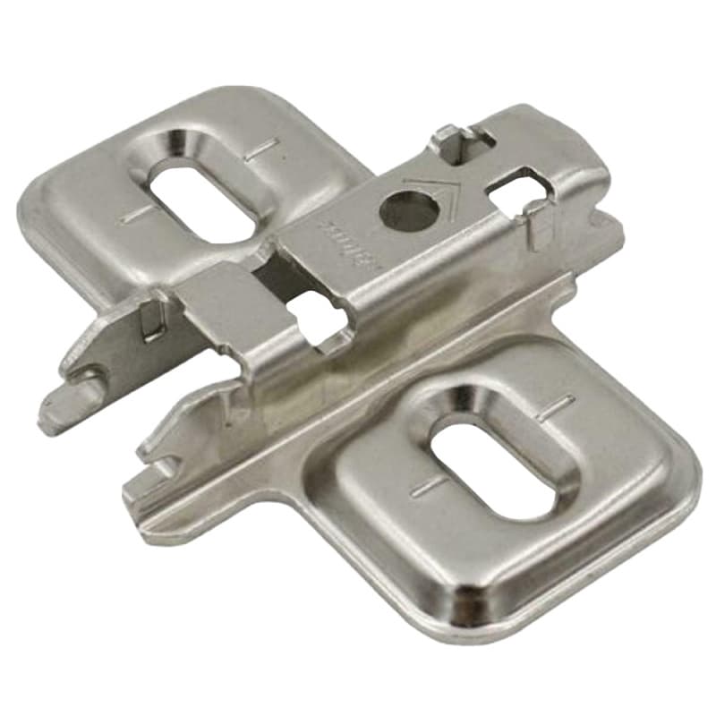 Clip Height Adjustable Wing Mounting Plate, Nickel-Plated, Screw-On, 3mm