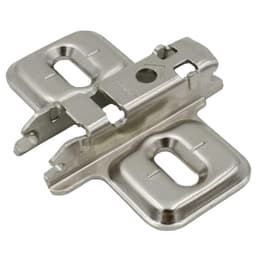 Clip Height Adjustable Wing Mounting Plate, Nickel-Plated, Screw-On, 3mm