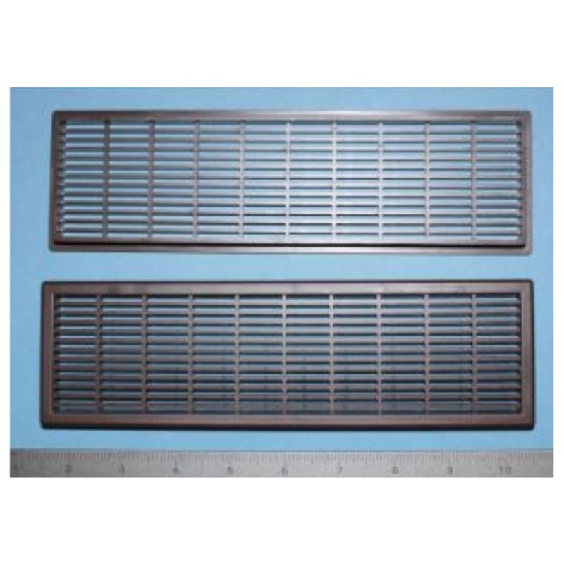 60mm x 220mm Vent Grill, Dark Brown