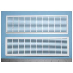 60mm x 220mm Vent Grill, White