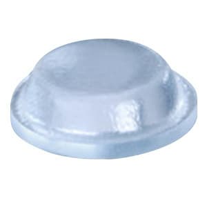 1/2" Polyurethane BS Soft Self-Adhesive Sound Dampening Bumpers, Clear, Cylindrical, 201 per Sheet