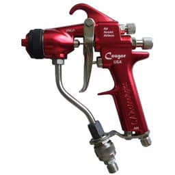 Cougar HVLP Air Assist Spray Gun with 411 Tip