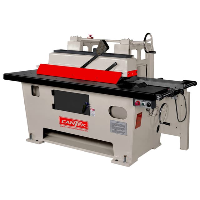 Cantek R18 18" Heavy Duty Bottom Cutting Straight Line Ripsaw Three Phase