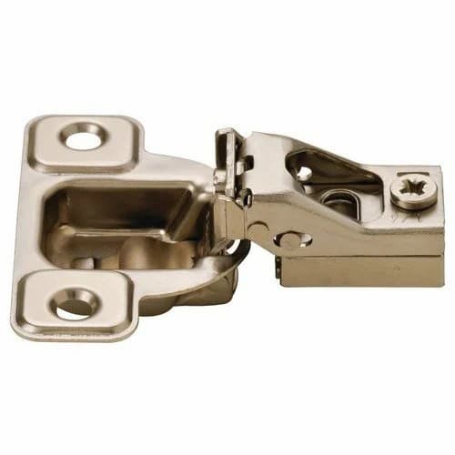 Series S 106° Opening Wrap-Around Face Frame Hinge, 45mm Boring Pattern, Self-Closing, 3/4" Overlay, Screw-On