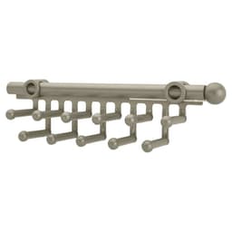 11-7/8" - 18-1/2" Pull-Out Tie/Scarf Organizer, Satin Nickel Finish