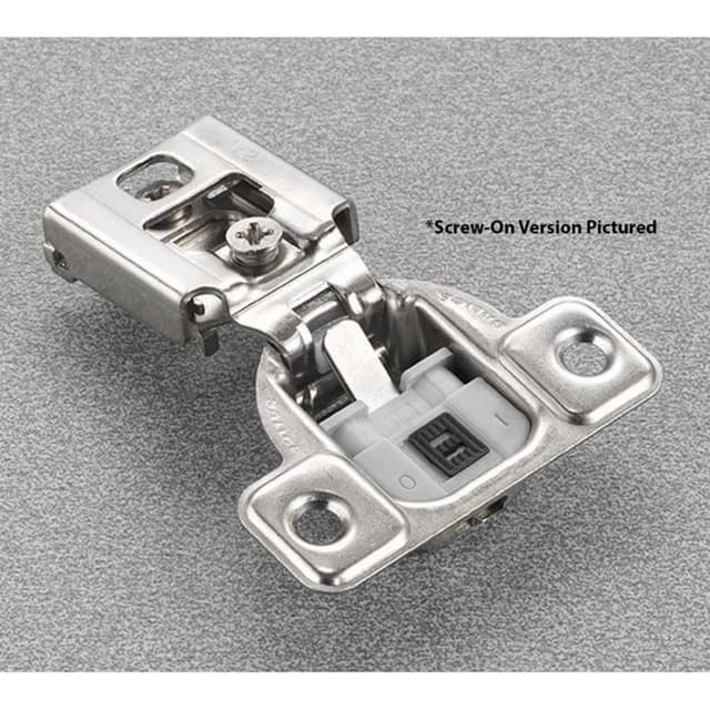 Salice CU Series Excentra 106 Degree with Silentia+ Soft Close Wraparound Concealed European Face Frame Hinge, 9/16" Overlay