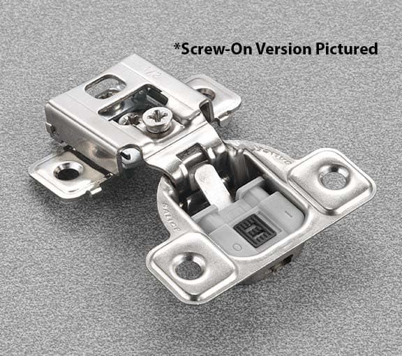 Salice Series CU, 3 Cam Concealed Screw-On Face Frame Hinges