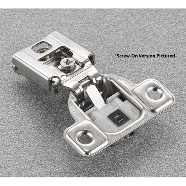 Salice CU Series Excentra 106 Degree with Silentia+ Soft Close Wraparound Concealed European Face Frame Hinge, 3/4" Overlay