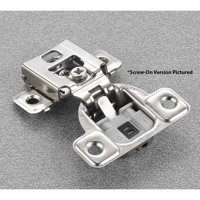 Salice CU Series Excenthree 106 Degree with Silentia+ Soft Close Wraparound Concealed European Face Frame Hinge, 5/8" Overlay