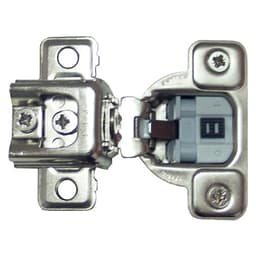 Excenthree S 106° Opening Wrap-Around Face Frame Hinge, 45mm Boring Pattern, Silentia Soft-Closing, 1-1/4" Overlay, Dowelled