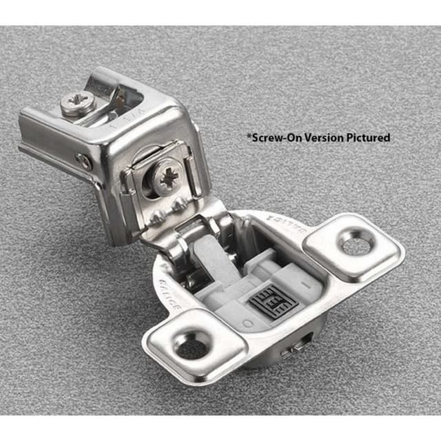 Salice CU Series Excentra 106 Degree with Silentia+ Soft Close Wraparound Concealed European Face Frame Hinge, 1-5/16" Overlay