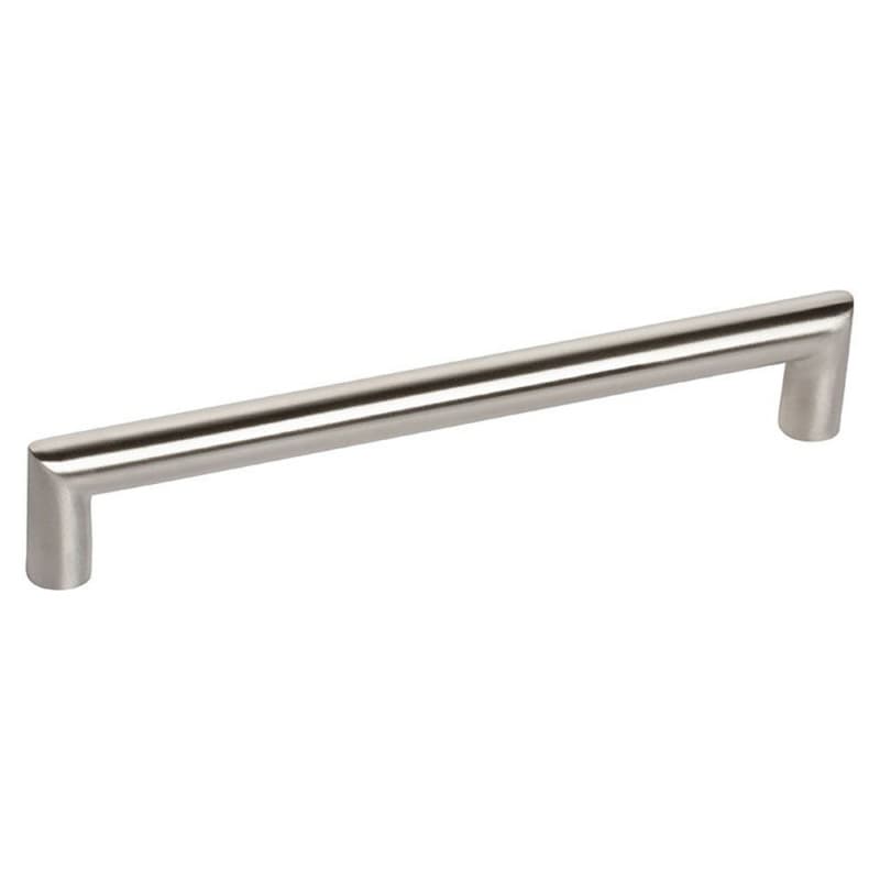 6-5/16" Angled Bar Drawer Pull, Satin Stainless Steel