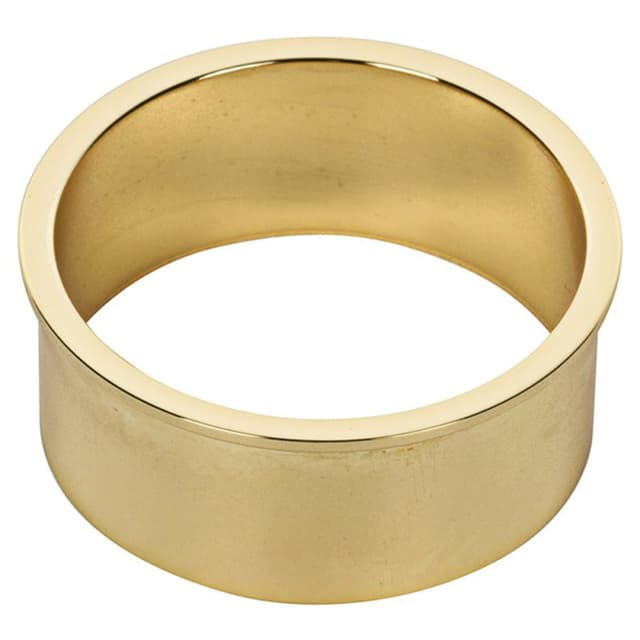 2" Desk Grommet Liner for 1-3/4" Hole, Polished Brass
