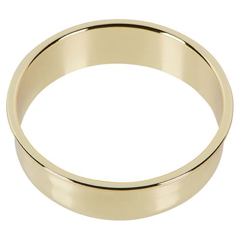 2-5/8" Desk Grommet Liner for 2-1/2" Hole, Polished Brass