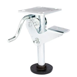 6" Welded Steel Floor Lock, 7-1/2" Extended Height