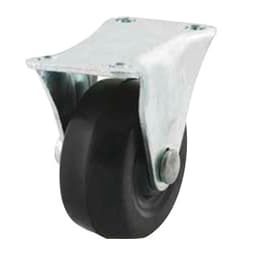 2" General Duty Soft Rubber Rigid Caster