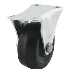 3" General Duty Soft Rubber Rigid Caster