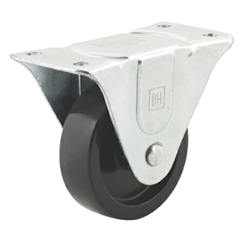 3" C-GSL Spring Loaded Hard Rubber Swivel Gate Caster