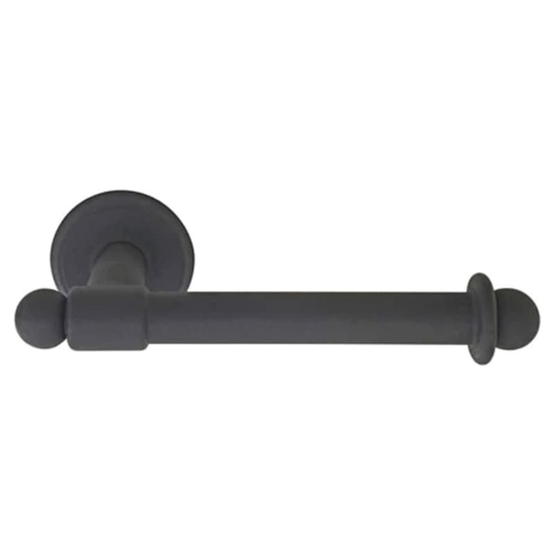 8-1/8" Wrought Steel #1 Rosette Bar Paper Holder, Stain Steel