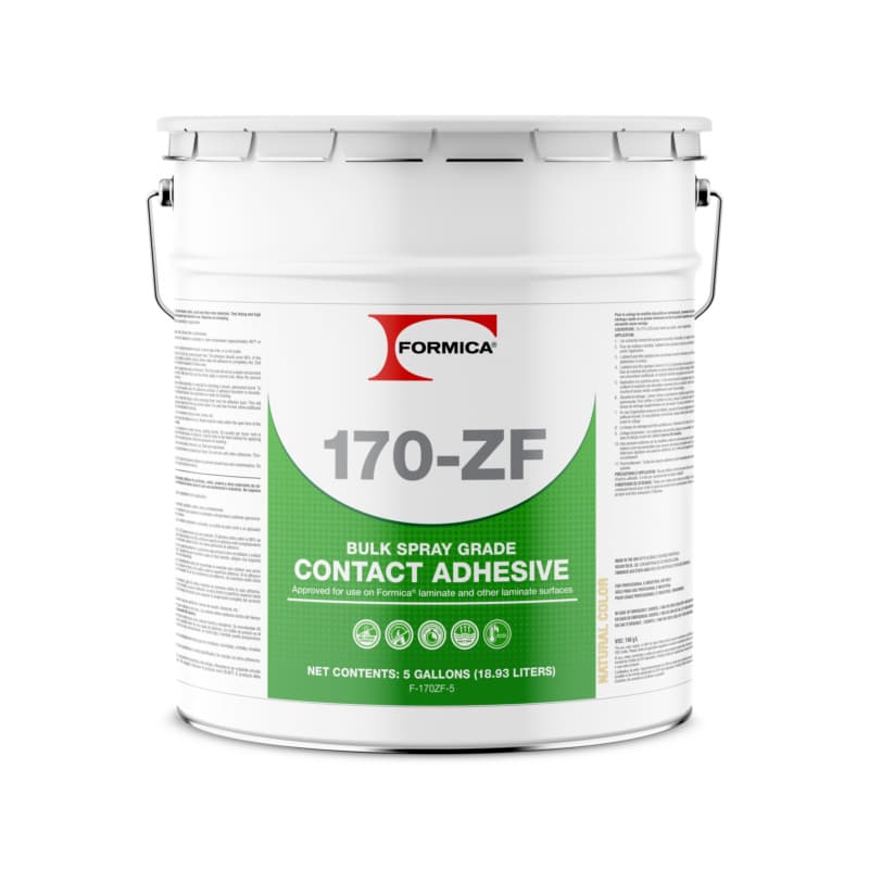 Non-Methylene Non-Flammable Chloride Bulk Spray Grade Contact Adhesive, Clear, 1 Gallon