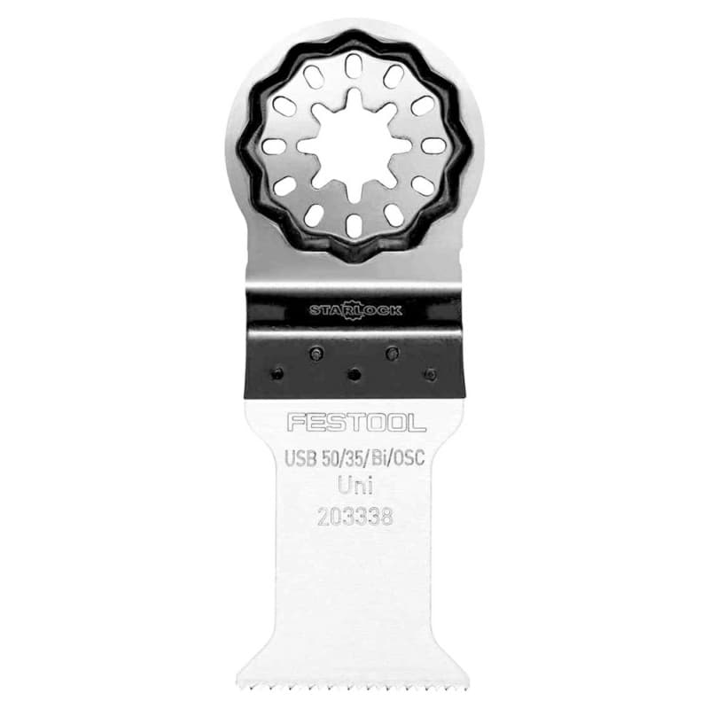 1-3/8" x 2" Universal Starlock Oscillating Multitool Plunge Cut Saw Blade for OSC 18 (5/Pack)